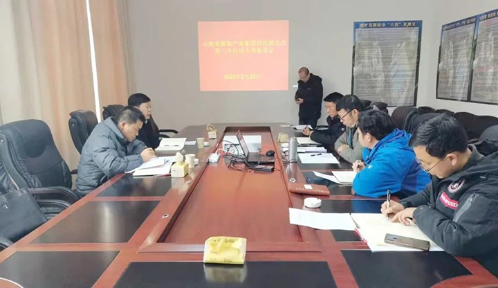 云煤（天博）集团督导调研组到罗平东城公司督导调研