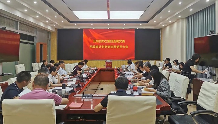 云煤（天博）集团直属党委纪委审计财务党支部完成换届选举事情