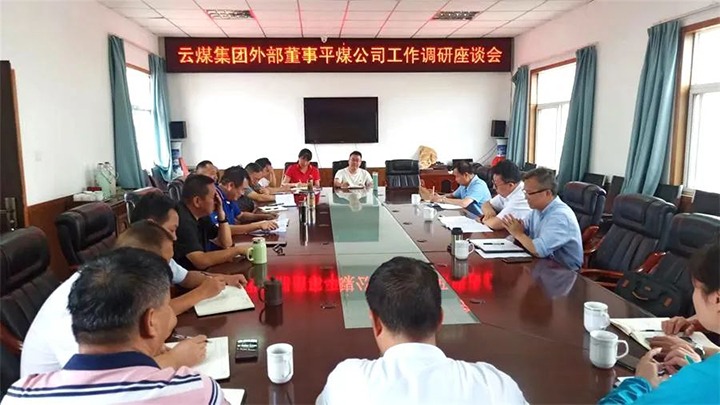 【主题教育】云煤（天博）集团专职外部董事寸延峰一行到一平浪煤矿开展主题教育调研