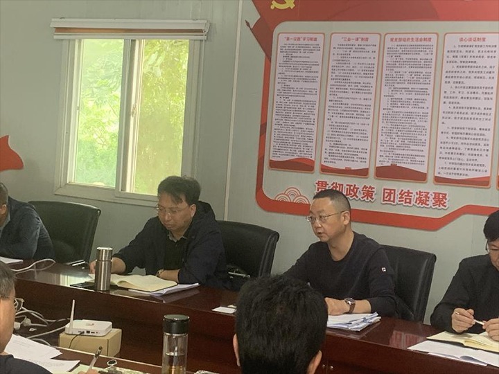 【下层调研】云煤（天博）集团到顺源煤矿调研督导项目建设推进情形