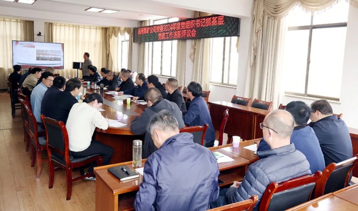 以“述”亮绩，，，，以“评”促干│后所煤矿公司党委召开2024年度党组织书记抓下层党建事情述职评议审核会
